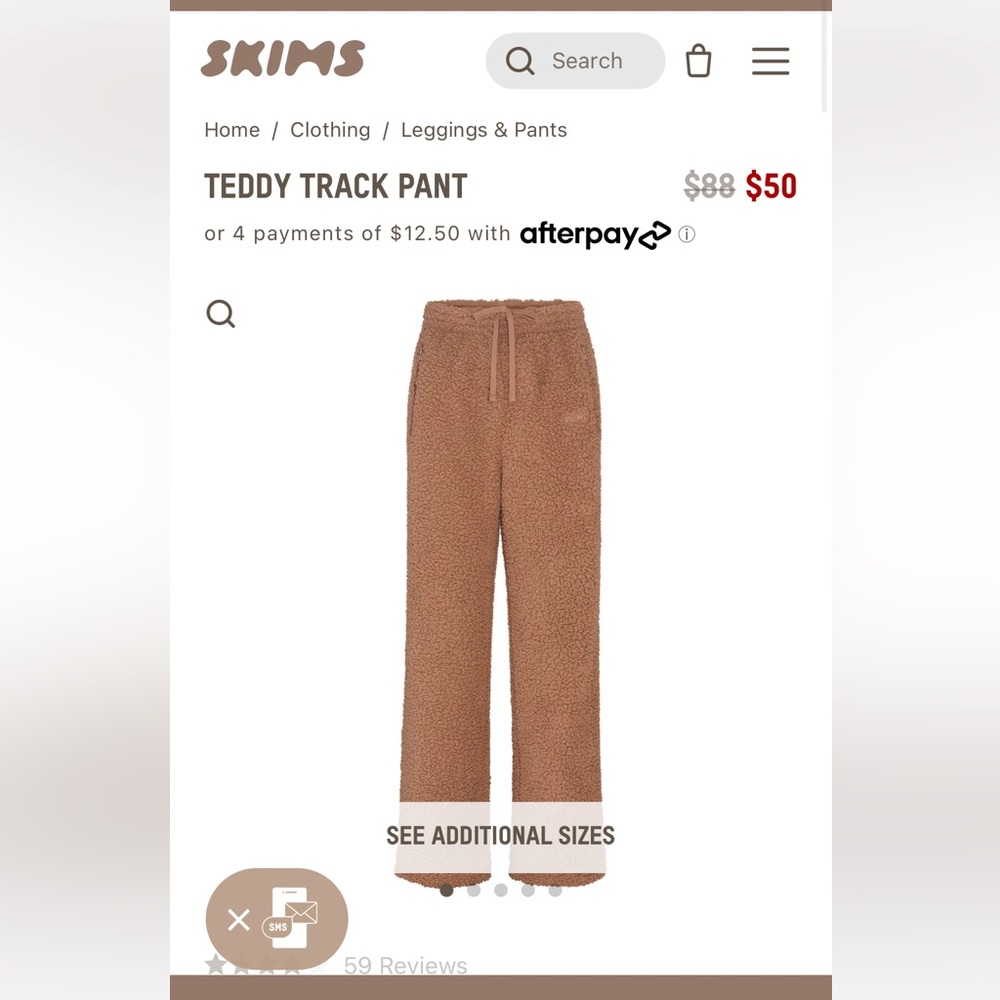 SKIMS Teddy Track Suit
